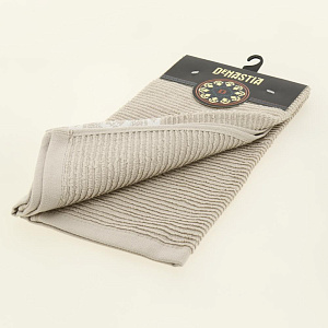 Полотенце кухонное 40x60см DE'NASTIA вельвет бежевый хлопок 000000000001207129