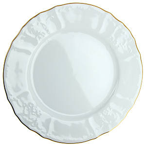 Тарелка Отводка Золото Люкс Хауз, 25 см 000000000001005677