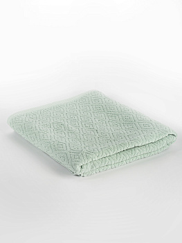 Полотенце махровое 100х150см СОФТИ Ромб мятный хлопок 100% 000000000001214709