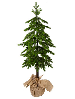 Ель искуственная 120см на ножке литая 000000000001228786