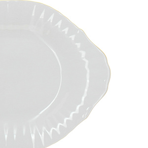 Овальное блюдо Золотая отводка Porcelaine Czech Gold Hands, 39 см 000000000001136243