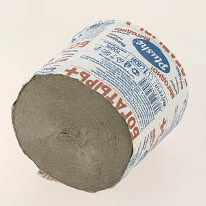 Туалетная бумага Богатырь + СТИКЕР однослойная серая без втулки 16502 000000000001202578