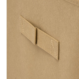 Коробка для хранения 30х30х30см без крышки ручка бежевый картон/нетканый материал 000000000001221551