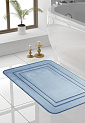 Коврик для ванны 55x80см DE'NASTIA Soft Collection memory синий полиэстер 000000000001215836