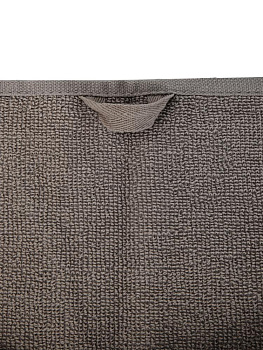 Полотенце махровое 30х60см LUCKY Атласный бордюр серый хлопок 100% 000000000001226773