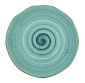 Тарелка обеденная 27см TULU PORSELEN Reactive Turquoise фарфор