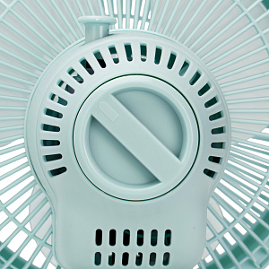 Вентилятор настольный 31х21,5х20см 2скорости 220V 50HZ 25W голубой пластик 000000000001222636