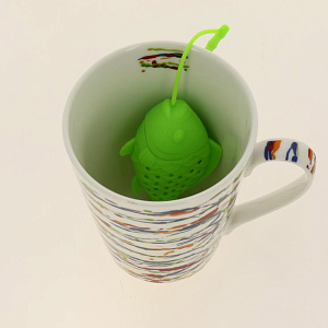 Кружка 330мл BALSFORD Абстракция силиконовое ситечко подарочная упаковка фарфор 000000000001185115