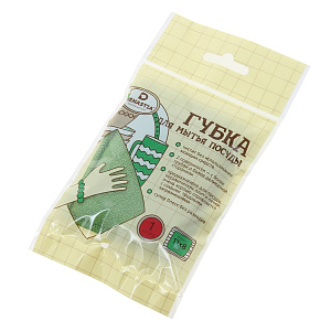 Губка для посуды DE'NASTIA 8х11см микрофибра T977004 000000000001124742