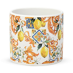 Кашпо 12,5х11,5см 1л Принт II керамика 000000000001225883