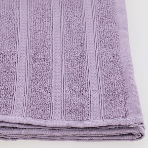 Полотенце махровое 70х130см LUCKY лиловое жаккард 100% хлопок 000000000001186903