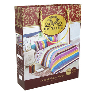 Комплект постельного белья Карнавал ДеНастия, евро, 2 наволочки 50x70 см, сатин 000000000001123886