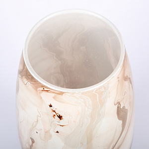 Ваза деколированная 26см ЯБЛОКО Акварель разводы стекло 000000000001210923