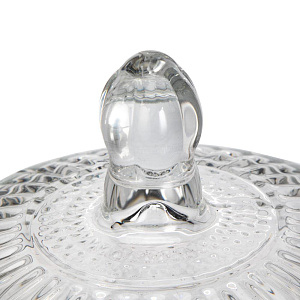 Конфетница 3 яруса 11,5х11,5х25см стекло 000000000001223661