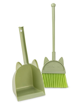 Совок с щеткой КИТТИ 38х16х13см/50х16см в ассортименте пластик_ST 000000000001228760