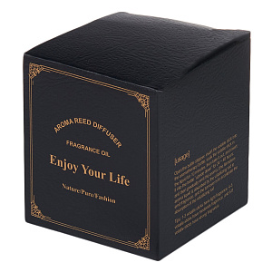 Свеча 7х8см BlackWhite классическая в стакане + коробка 000000000001209192