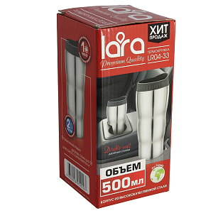 Термокружка 500мл 18см LARA LR04-33 000000000001134963