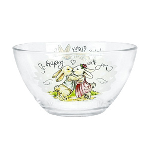 Салатник 13см ND PLAY Кроль-Вилль Любовь в сердце стекло 000000000001217879