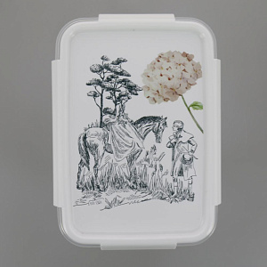 Контейнер для свч 1,8л ПОЛИМЕРБЫТ toile de jouy пластик 000000000001204958