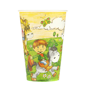 Набор одноразовых стаканов Ферма Пони Pap Star, 200мл, 10 шт. 000000000001142475