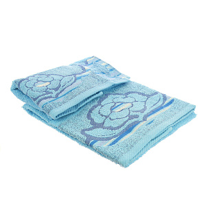 Набор полотенец Винтаж Onda Blu, 40x60 см, 60x110 см, 2 шт. 000000000001123544