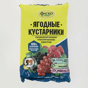 Удобрение для Ягодных кустарников 1кг сухое Фаско 5М минеральное гранулированное 000000000001210653