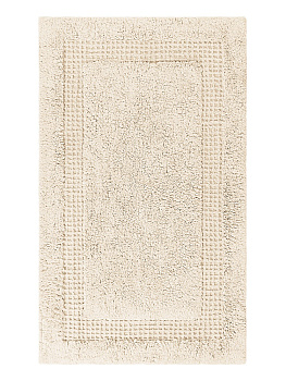 Коврик для ванной 60x100см DE'NASTIA Вафля молочный хлопок 000000000001220598