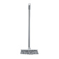 Щетка-метла 122х24х12см LUCKY длинная ручка серый пластик/металл