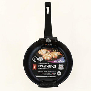 Сковорода 22см ТРАДИЦИЯ Сапфир литой алюминий 000000000001204690