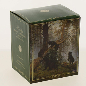 Банка для сыпучих продуктов 850мл с клипсой п/упУтро в сосновом лесу,ZFC038-30 000000000001193107