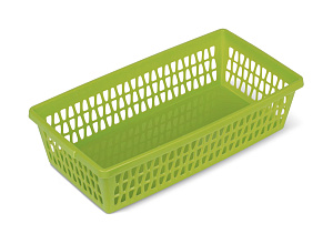 Корзина для хранения 21х11х5см MARTIKA Велетта оливковый пластик 000000000001213663