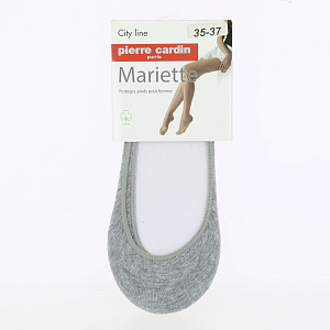 Подследники женские Pierre Cardin. Размер 35-37, серый 2. Гладкий хлопок, 74%хлопок 23%полиамид 3% эластан. Мариетта 000000000001204894
