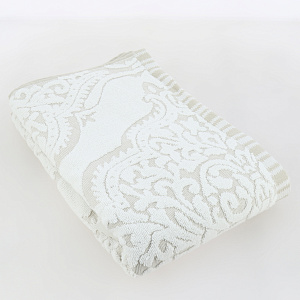 Полотенце 70x130см LUCKY Византия бежевое 100% хлопок 000000000001181611