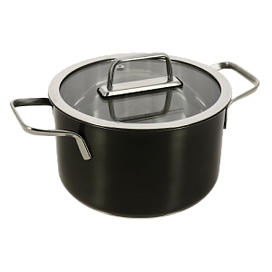 Кастрюля 3,7л MOULIN VILLA Delux стеклянная крышка нержавеющая сталь 000000000001205193