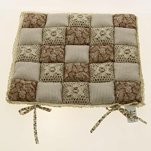 Подушка для стула Кружево, Посуда Центр, размером 40х40 см 000000000001186419