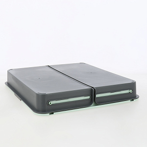 Органайзер для столовых приборов 31-53х35,5х5,5см DE'NASTIA раздвижной мятный пластик 000000000001212532