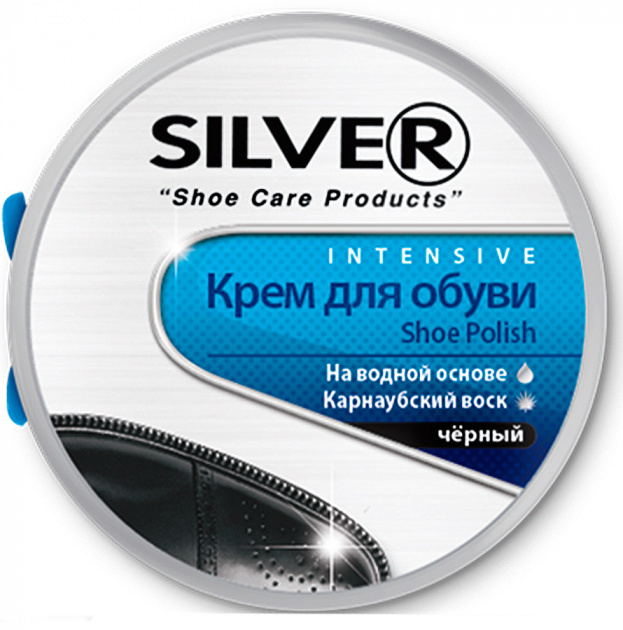 Silver Крем для обуви в пластиковой банке «Классик» 50 мл Черный 000000000001025721