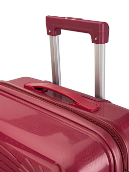 Чемодан на колесах M абстракция красный PP 000000000001226568