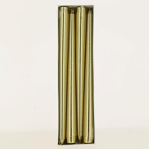 Декоративный Набор Свечей "Конус Металлик" 25см. 4шт.R010698 000000000001196381