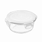 Контейнер 390мл 13,7х6,3см круглый боросиликатное стекло