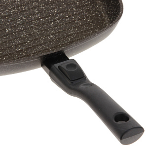 Сковорода Гриль 28см TVS Buongiorno антипригарное покрытие съемная ручка алюминий 000000000001170324