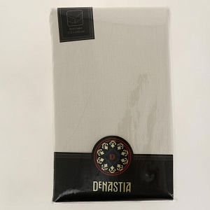 Проcтыня 210x240см DE'NASTIA молочный 100%хб сатин C010838 000000000001204364