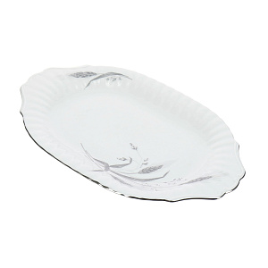 Овальное блюдо Колосок Porcelaine Czech Gold Hands, 28 см 000000000001136380