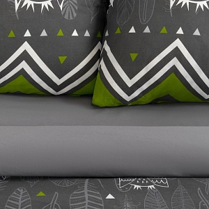 Комплект постельного белья Евро ЭТЕЛЬ Ушастые совы вид1 пододеяльник 200х217см простынь 220х240см наволочки 70х70см-2шт бязь хлопок 000000000001185842