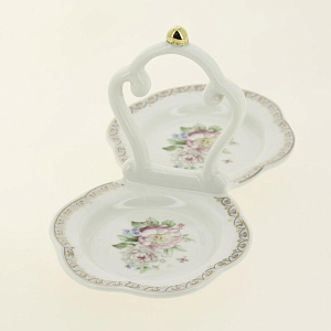 Набор для специй 3шт BALSFORD МЭРИДИТ (солонка/перечница/подставка) подарочная упаковка фарфор 000000000001206176