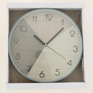 Часы настенные 27х27х4,2см OLAFF трёхцветные тихий ход 152-33044 000000000001205680