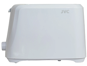 Тостер JVC мощность700Вт, 2ломтика, размер тоста 10х10см, 5степеней поджаривания, термоизолированный корпус, поддон для крошек, отсек для шнура, белый 000000000001220060