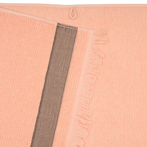 Полотенце махровое 70х130см СОФТИ Гармошка розовое 100% хлопок 000000000001213299