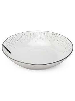 Тарелка суповая 20см ELRINGTON MILA MIFI белый/серый керамика 000000000001228514