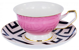 Набор чайный 2шт BALSFORD Палитра Янира роза (чашка 200мл/блюдце) подарочная упаковка 000000000001185189